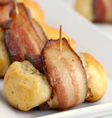 Bacon Wrapped Cheese Biscuits