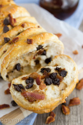 Chocolate Bacon Pull-Apart Bread