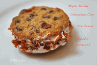 Maple Bacon Chocolate Chip Ice Cream Sandwich Cookies