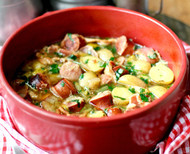 Bacon, Sausage and Potato Stew aka Dublin Coddle