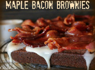 Maple Bacon Brownies