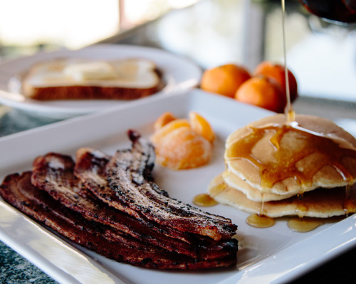 Bacon Freak Hickory and Pancakes Breakfast