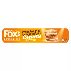Fox's Golden Crunch Creams Biscuits (200g) Fox's Golden Crunch Creams Biscuits (200g)