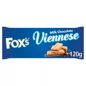 Fox's Milk Chocolate Viennese Biscuits (120g) Fox's Milk Chocolate Viennese Biscuits (120g)