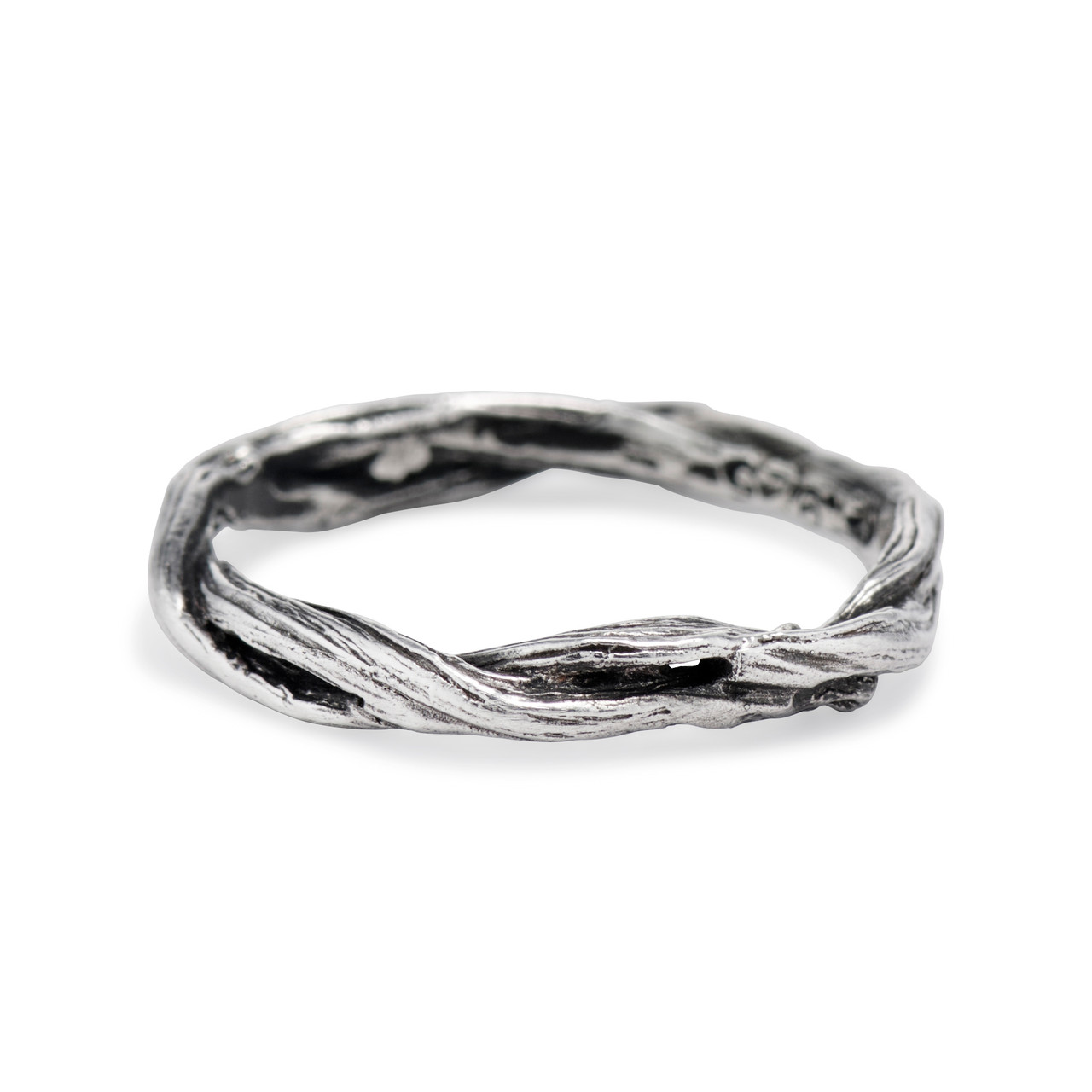 Women's Oxidized Silver Engagement Ring | Olivia Ewing
