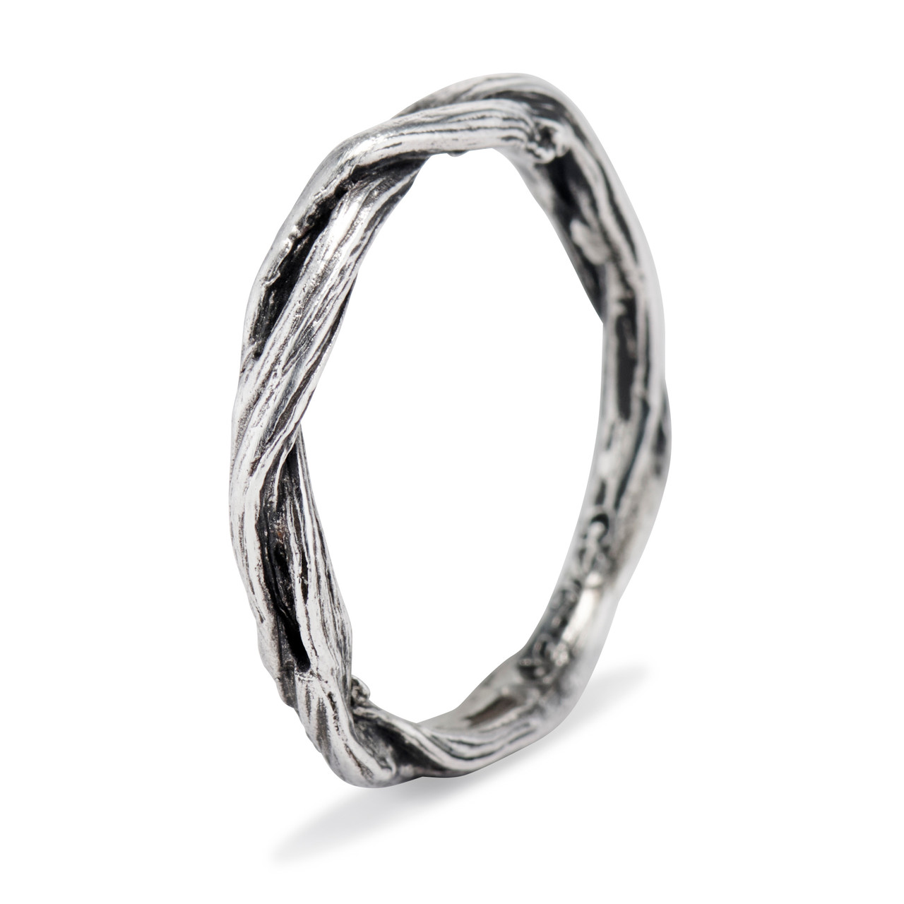 Women's Oxidized Silver Engagement Ring | Olivia Ewing