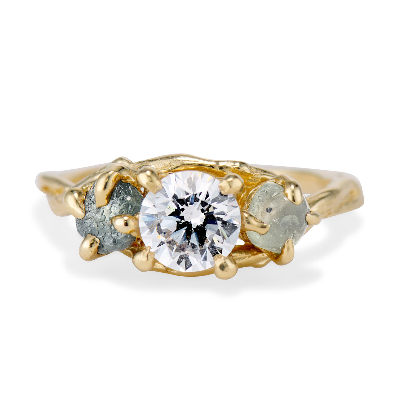 Silván Solitaire diamond ring 0,30ct, 14K yellow gold, Silván wedding