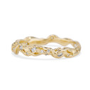 14K Yellow Gold Woodland Diamond Ring by Olivia Ewing Jewelry