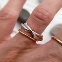 Men's platinum wedding ring by Olivia Ewing Jewelry