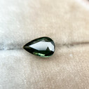 Green Pear Cut Montana Sapphire