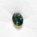 Intricate Lace Oval Moss Agate
