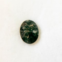 Intricate Lace Oval Moss Agate