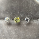 Antique Old European Cut Diamond Trio