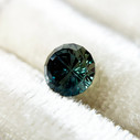 Australian Parti Color Dark Teal Sapphire StarBrite™ Cut by John Dyer