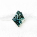 Teal Sapphire Freeform Star Brite™ Cut by John Dyer