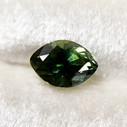 Marquise Brilliant Cut Green Australian Sapphire