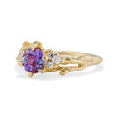 14K Yellow Gold Feyre Alexandrite Cluster Ring by Olivia Ewing Jewelry