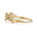 14K Yellow Gold Feyre Diamond Cluster Ring by Olivia Ewing Jewelry