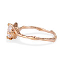 14K Rose Gold Grande Naples Diamond Solitaire by Olivia Ewing Jewelry