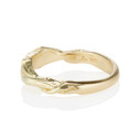 Gold wedding band by Olivia Ewing Jewelry
