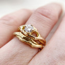 Nature wedding ring by Olivia Ewing Jewelry