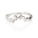 Platinum unique wedding ring by Olivia Ewing Jewelry