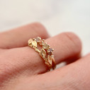 14K yellow gold Flora Ring by Olivia Ewing Jewelry