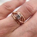 Nature inspired wedding ring by Olivia Ewing Jewelry