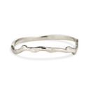 Platinum plant inspired wedding ring by Olivia Ewing Jewelry