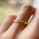 14K Yellow Gold Naples Twisted Band by Olivia Ewing Jewelry