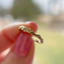 14K Yellow Gold Naples Twisted Band by Olivia Ewing Jewelry