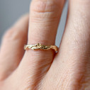 14K Yellow Gold Naples Twisted Band by Olivia Ewing Jewelry