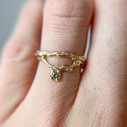 14K Yellow Gold Naples Ring by Olivia Ewing Jewelry