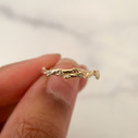 14K Yellow Gold Naples Twisted Diamond Band by Olivia Ewing Jewelry