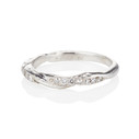 Diamond eternity wedding band by Olivia Ewing Jewelry