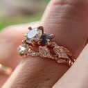 14K Rose Gold Flora Ring by Olivia Ewing Jewelry