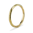 Handmade textured wedding band by Olivia Ewing Jewelry