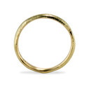 Handcrafted gold wedding band by Olivia Ewing Jewelry