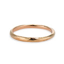 Rose gold thin wedding ring by Olivia Ewing Jewelry