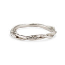 Platinum twisted ring  by Olivia Ewing Jewelry