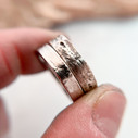 Platinum 4mm Birch Ring by Olivia Ewing Jewelry