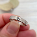Platinum 4mm Birch Ring by Olivia Ewing Jewelry