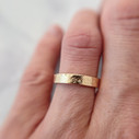 14K Yellow Gold 5mm Birch Ring by Olivia Ewing Jewelry