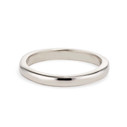 Platinum simple 2.5mm wedding ring by Olivia Ewing Jewelry
