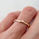 Men's nature wedding ring by Olivia Ewing Jewelry