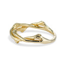 Men's twig wedding ring by Olivia Ewing Jewelry