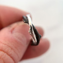 Silver Men's Unity Ring by Olivia Ewing Jewelry