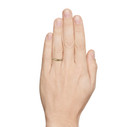 Men's tree wedding ring by Olivia Ewing Jewelry