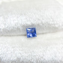 Princess Cut Blue Ceylon Sapphire