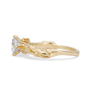 14K Yellow Gold Aelin Diamond Solitaire Ring by Olivia Ewing Jewelry